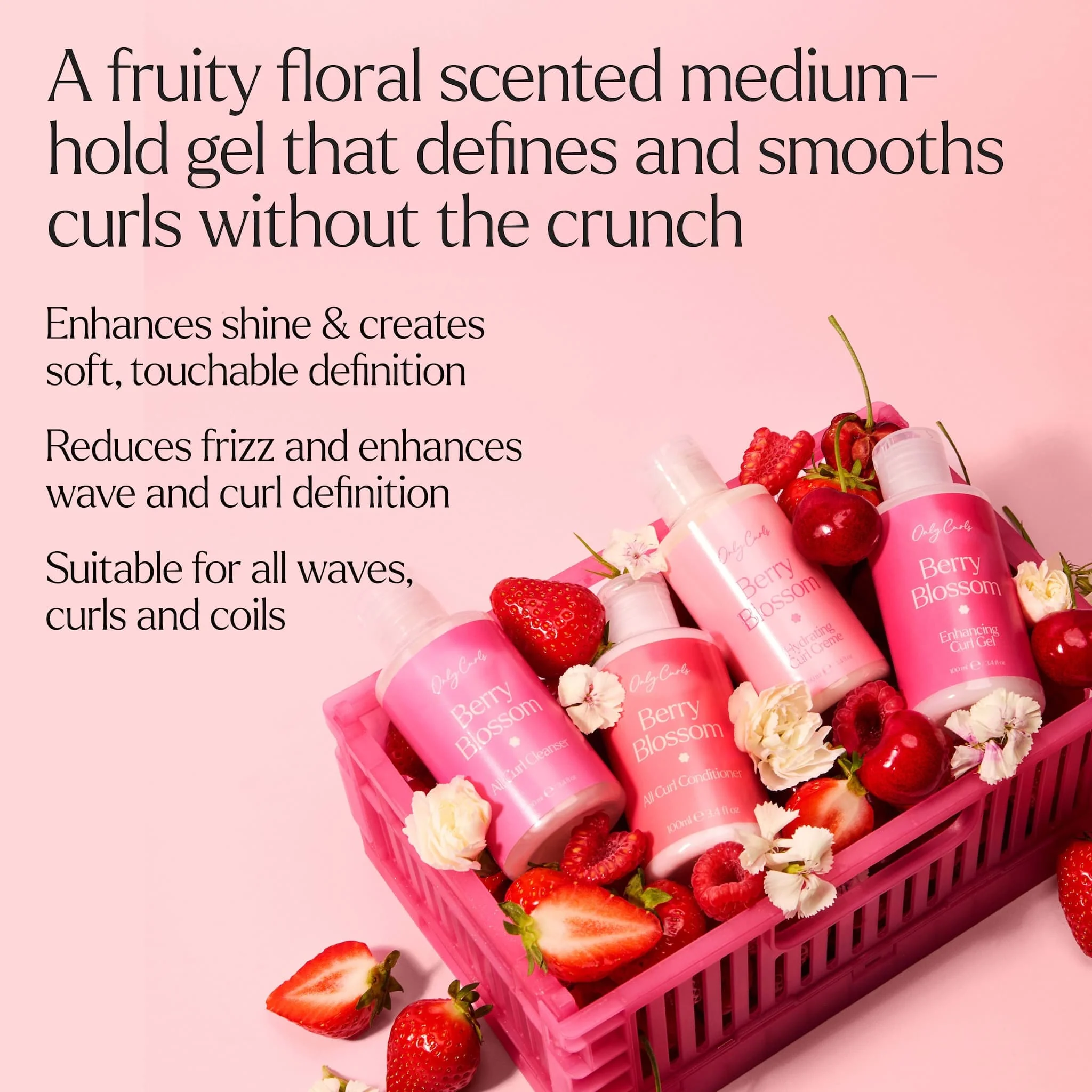 Only Curls Berry Blossom Enhancing Curl Gel - Image 3