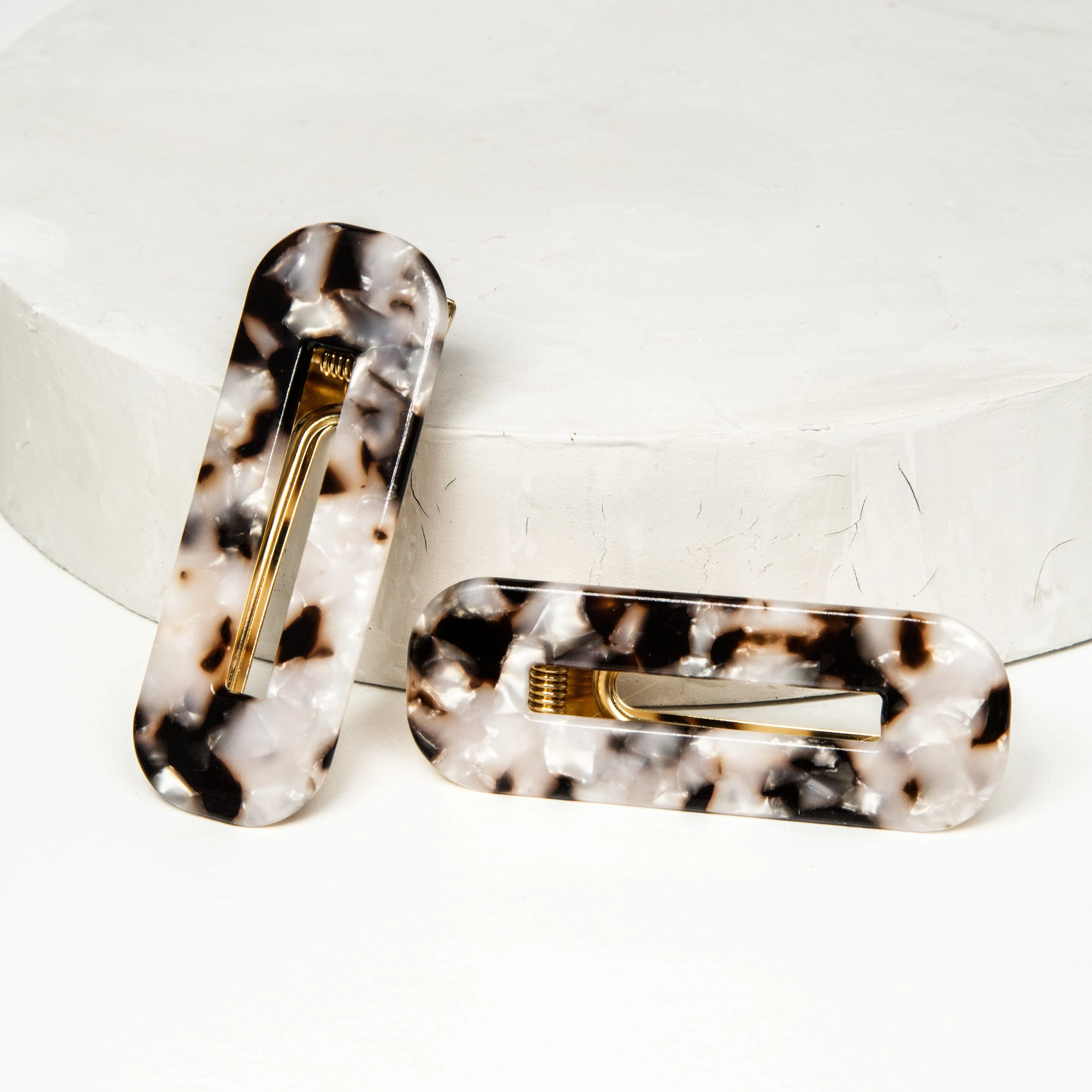 Only Curls Crocodile Hair Clips - Black Speckle - Image 3
