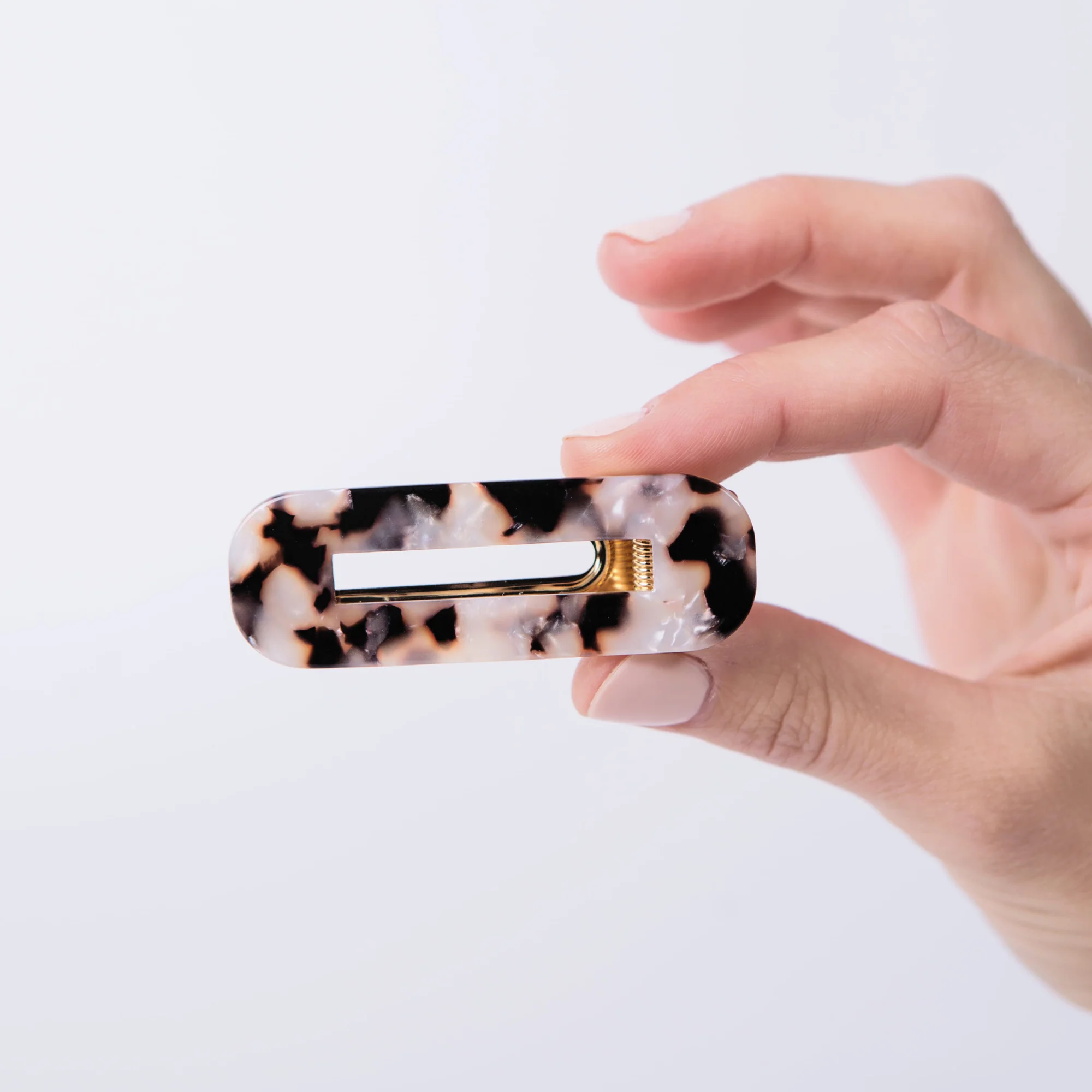 Only Curls Crocodile Hair Clips - Black Speckle - Image 4