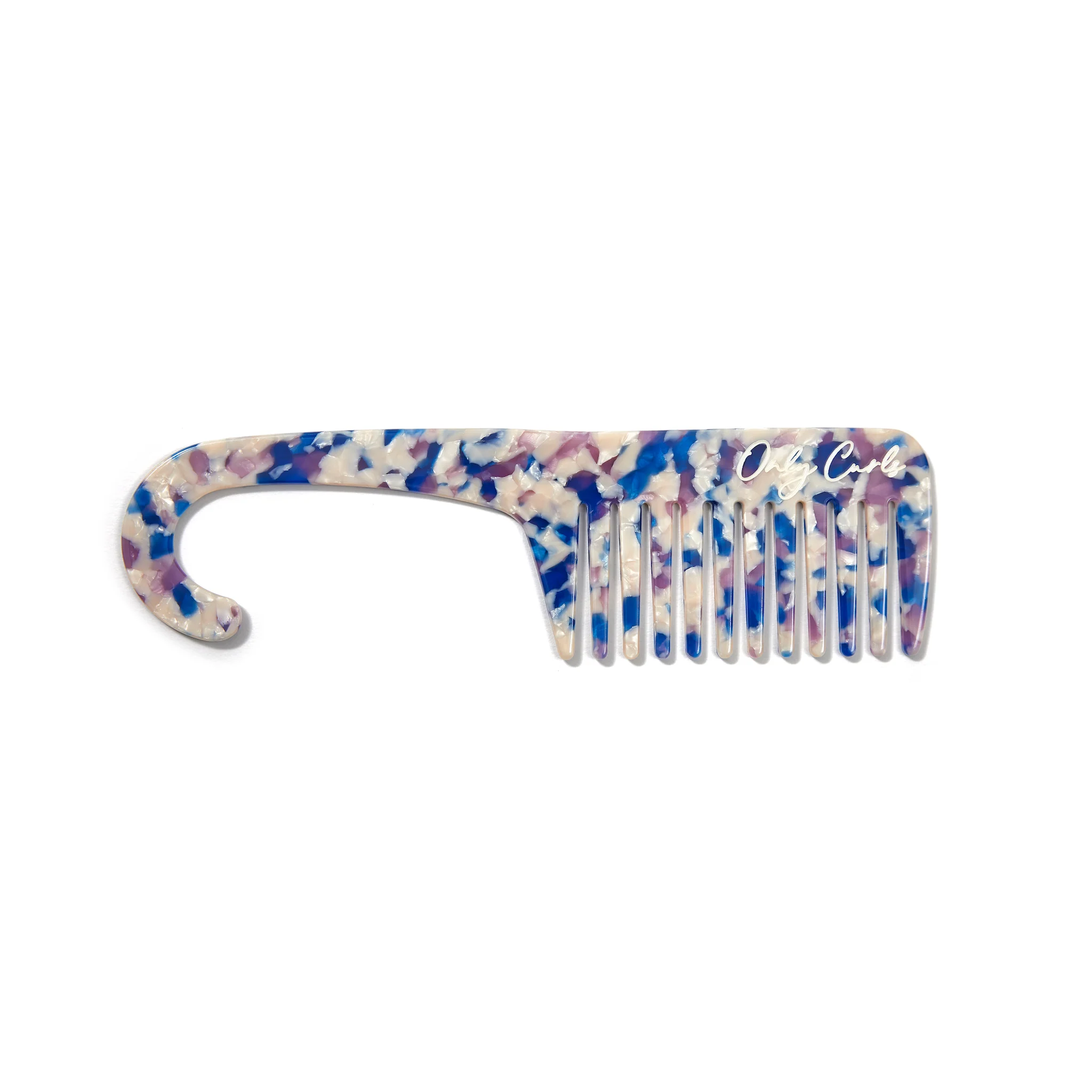 Only Curls Shower Comb - Blue Confetti