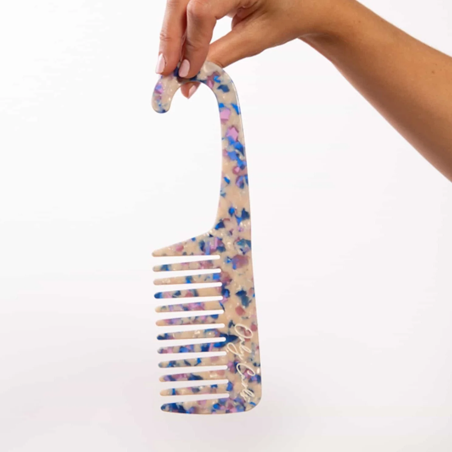 Only Curls Shower Comb - Blue Confetti - Image 2