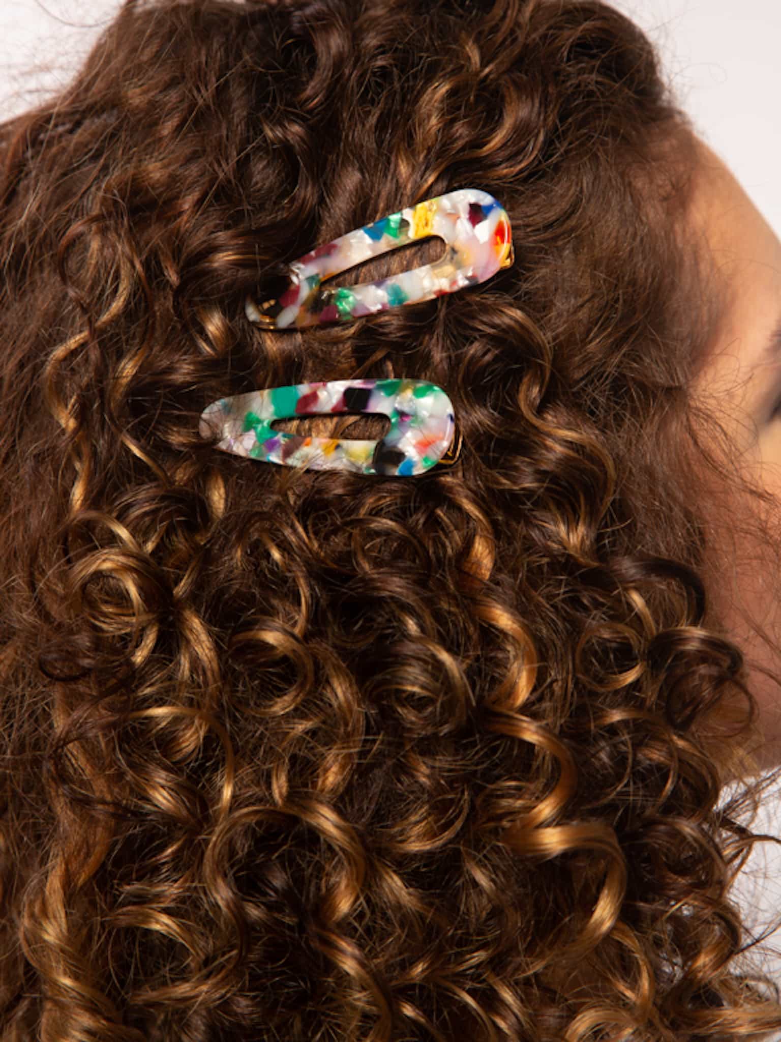 Only Curls Crocodile Hair Clips - Colour Confetti - Image 4