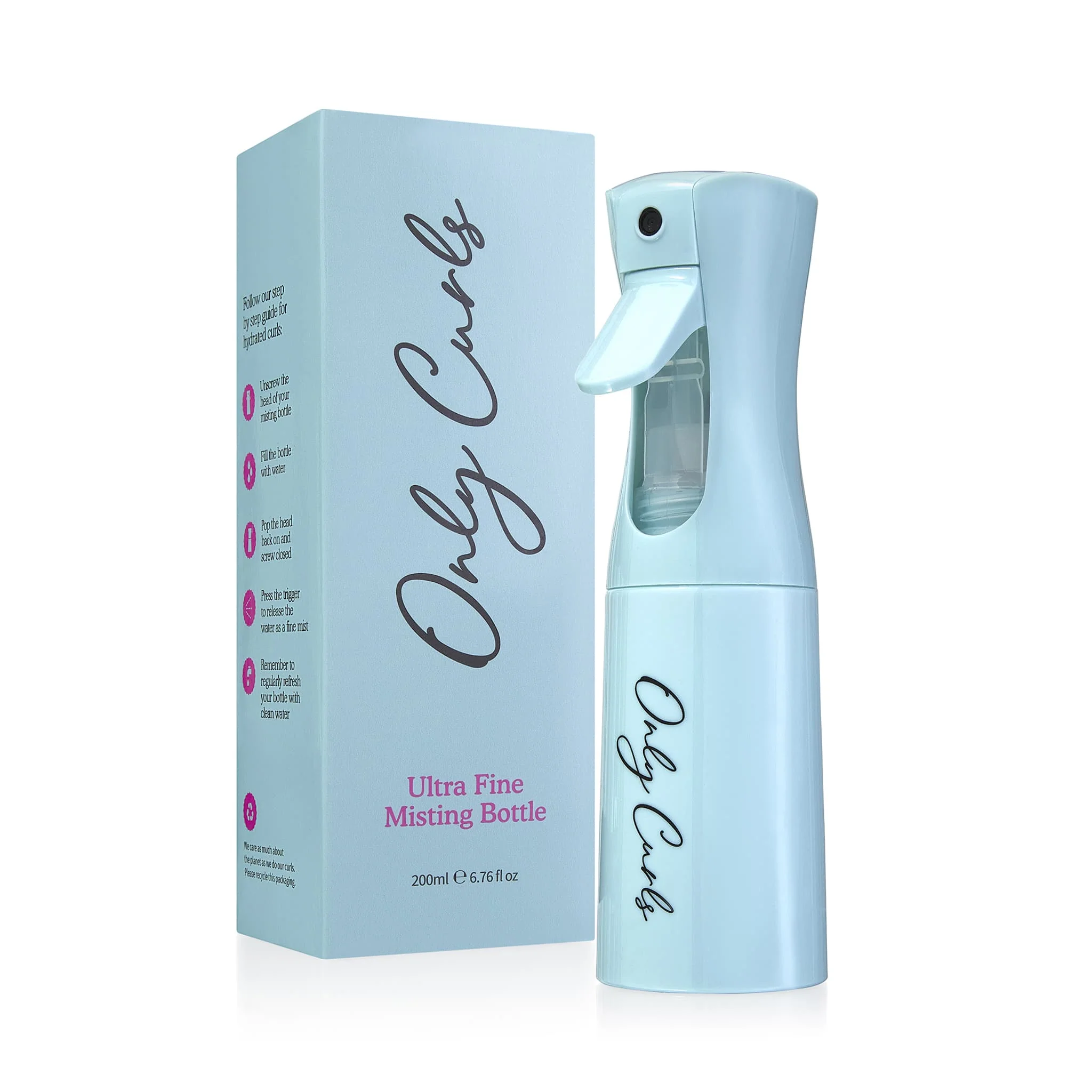 Only Curls Misting Bottle - Blue - Image 3