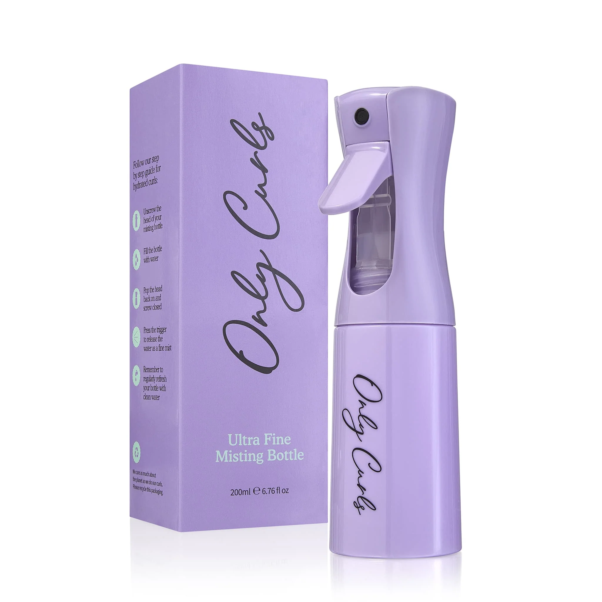 Only Curls Misting Bottle - Lilac - Image 3