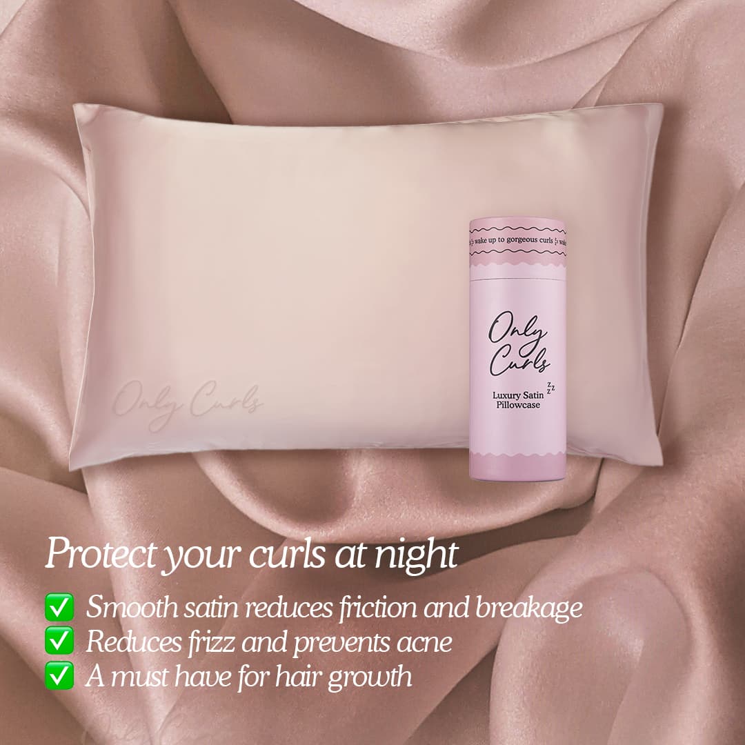 Only Curls Satin Pillowcase - Pink - Image 4
