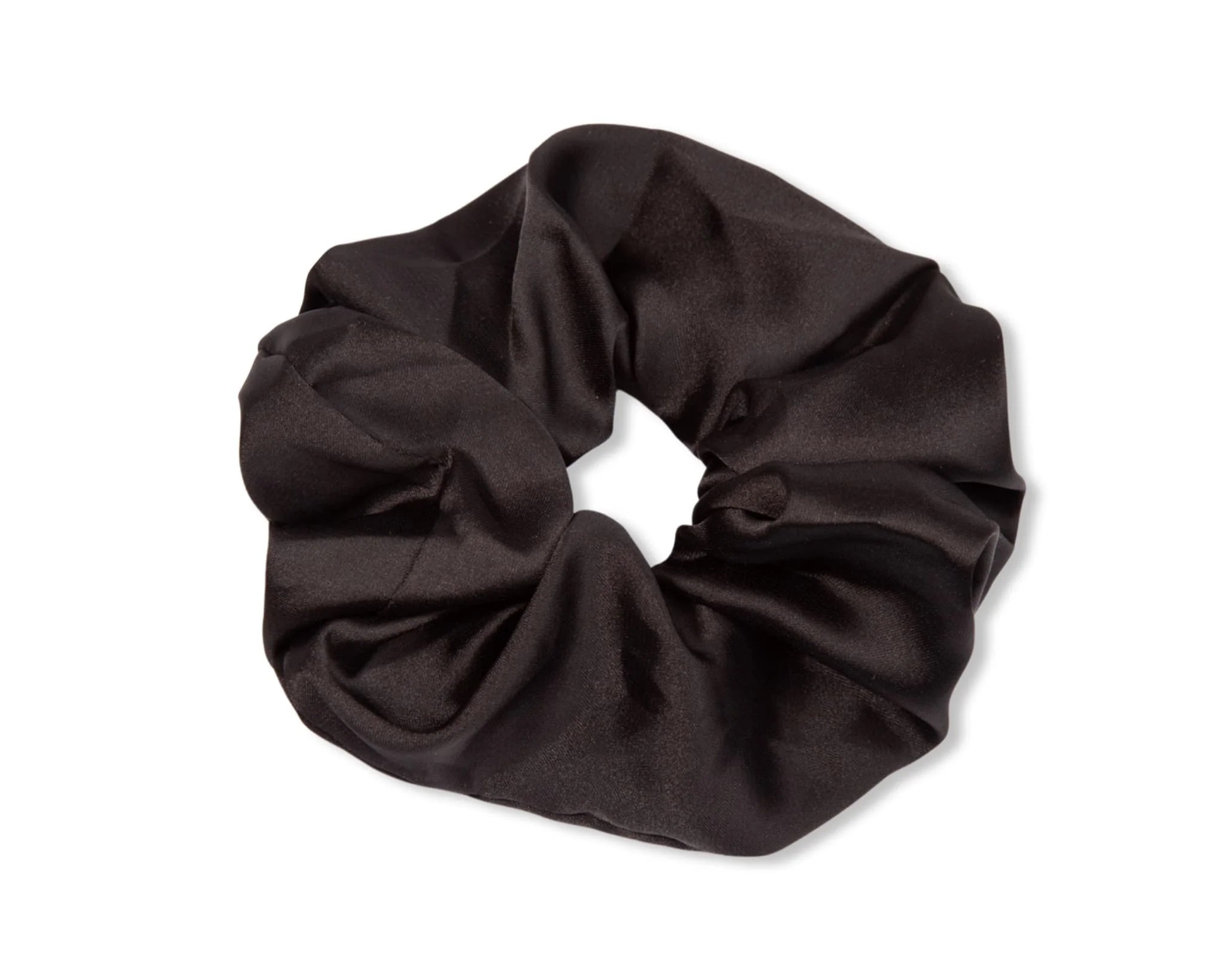 Only Curls Satin Scrunchie - Black - Image 2
