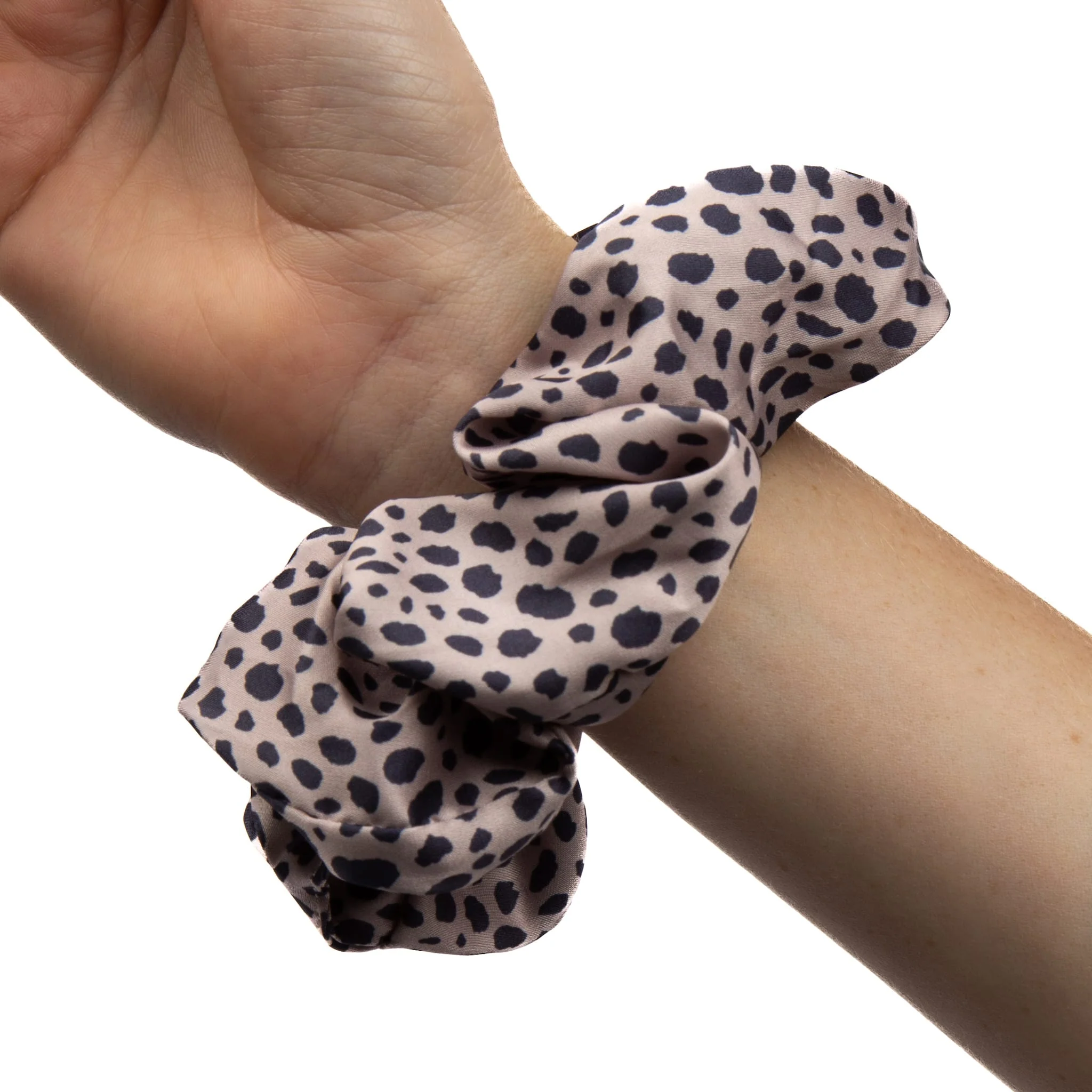 Only Curls Satin Scrunchies - Leopard and Animal Print Twin Pack - Image 5