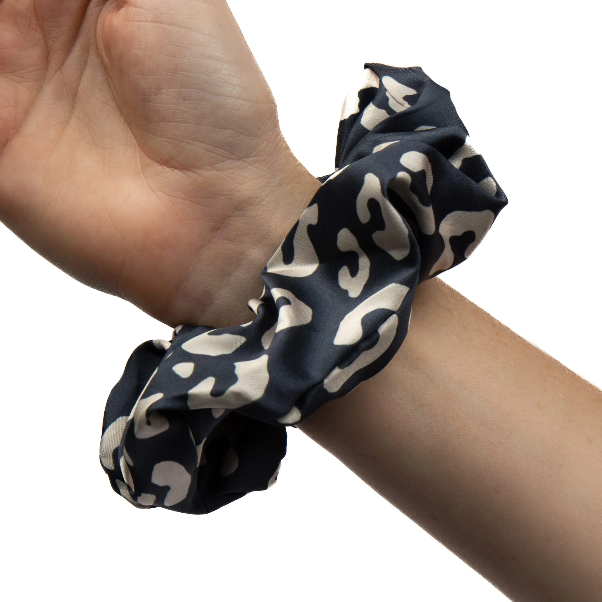 Only Curls Satin Scrunchies - Leopard and Animal Print Twin Pack - Image 6