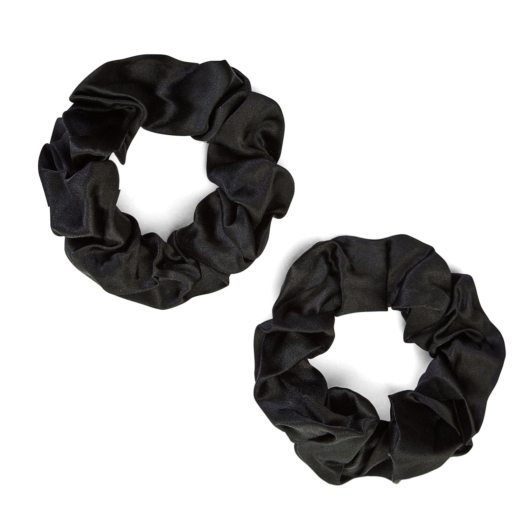 Only Curls Silk Scrunchies - Black - Image 3