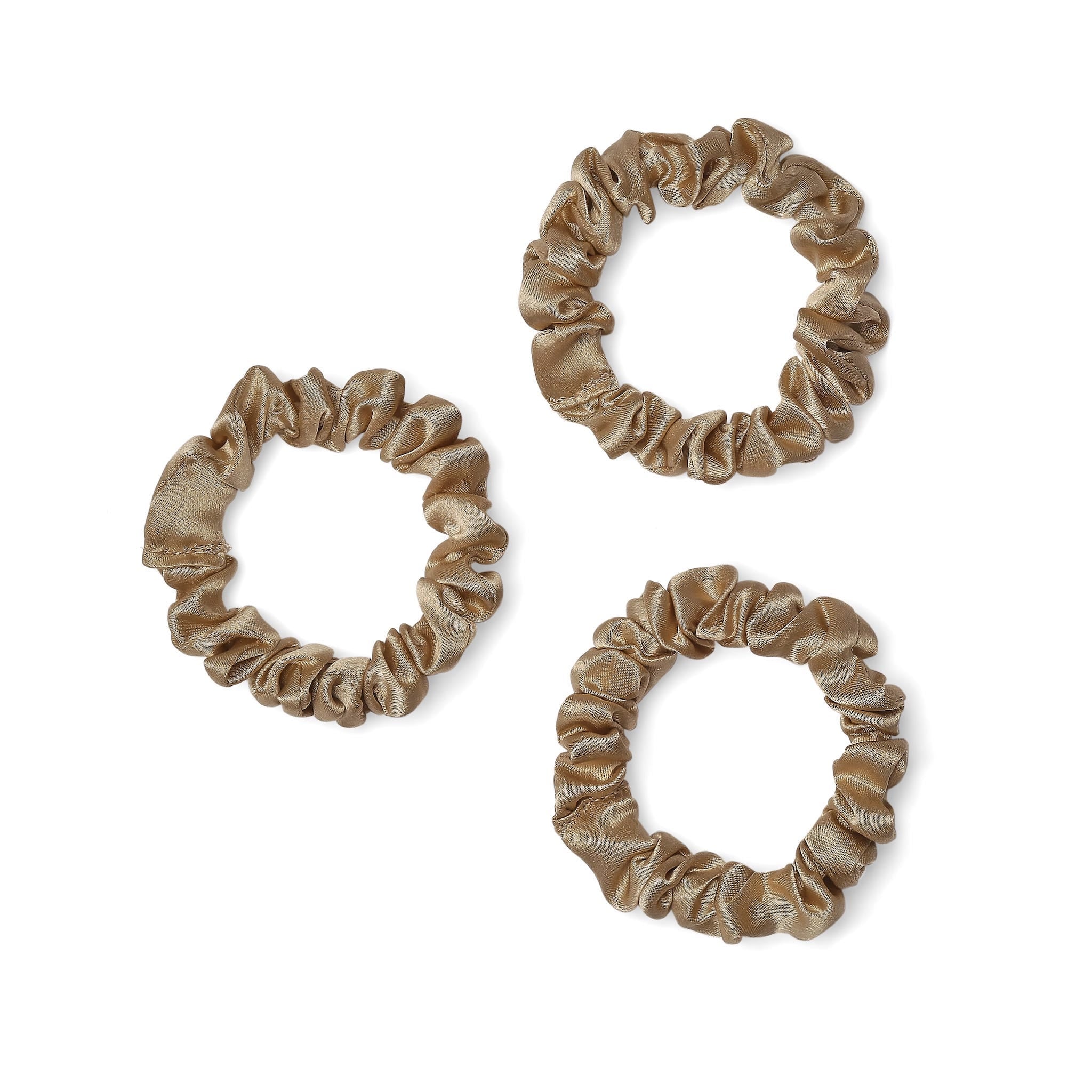 Only Curls Silk Scrunchies (Mini) - Blonde - Image 2