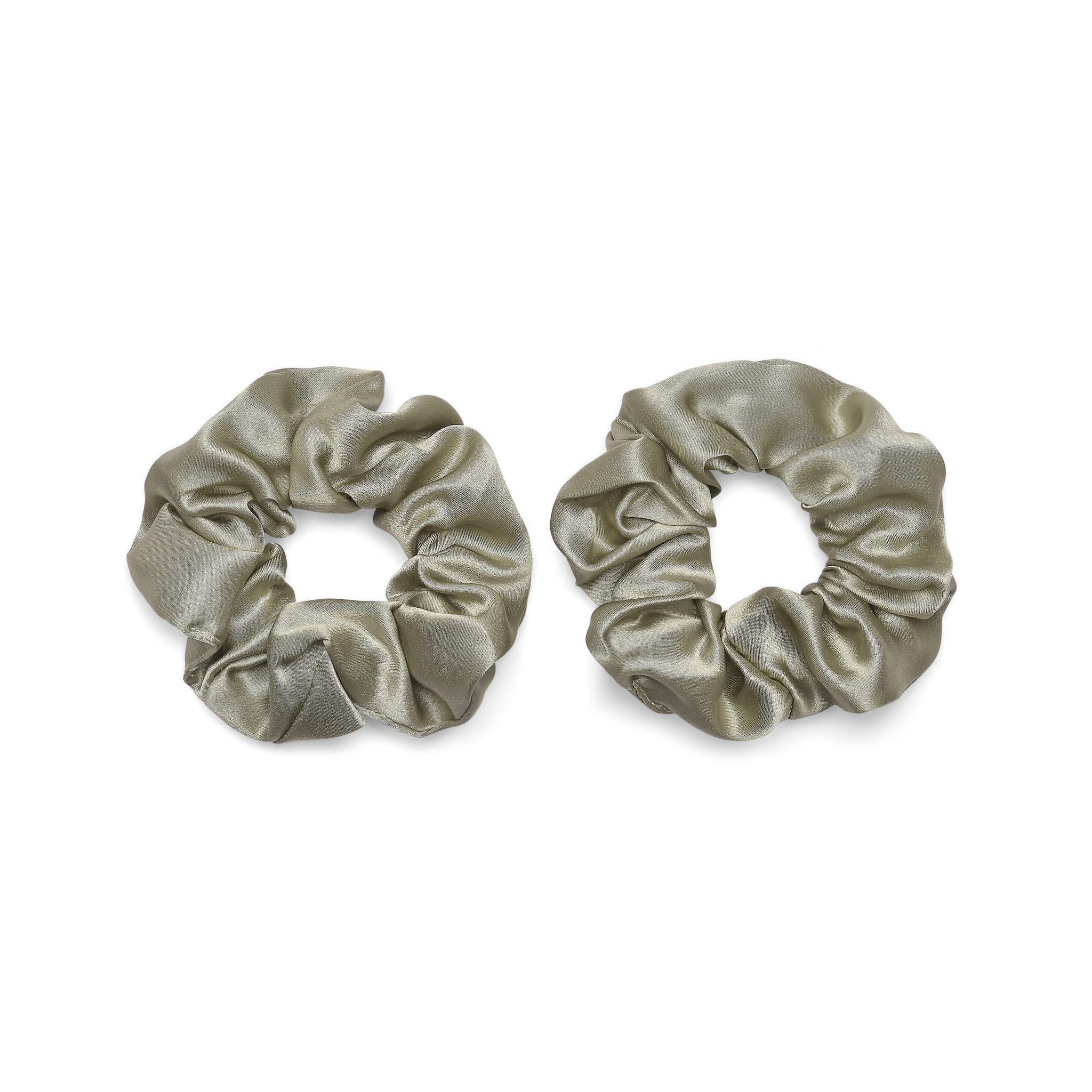 Only Curls Silk Scrunchies - Sage Green - Image 2