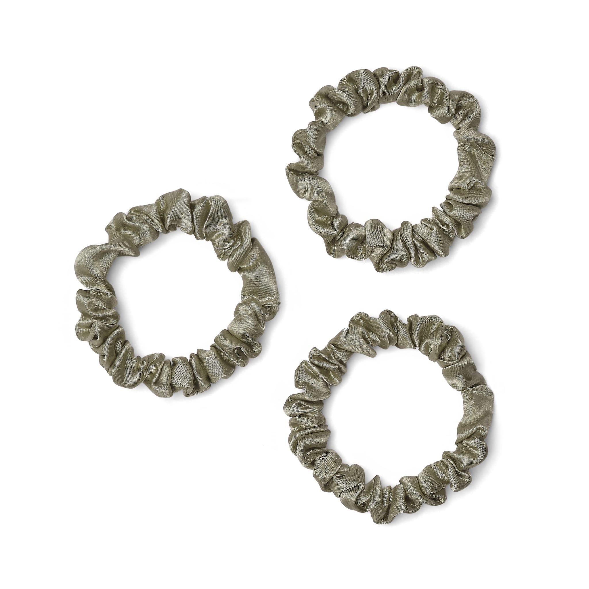 Only Curls Silk Scrunchies (Mini) - Sage - Image 2