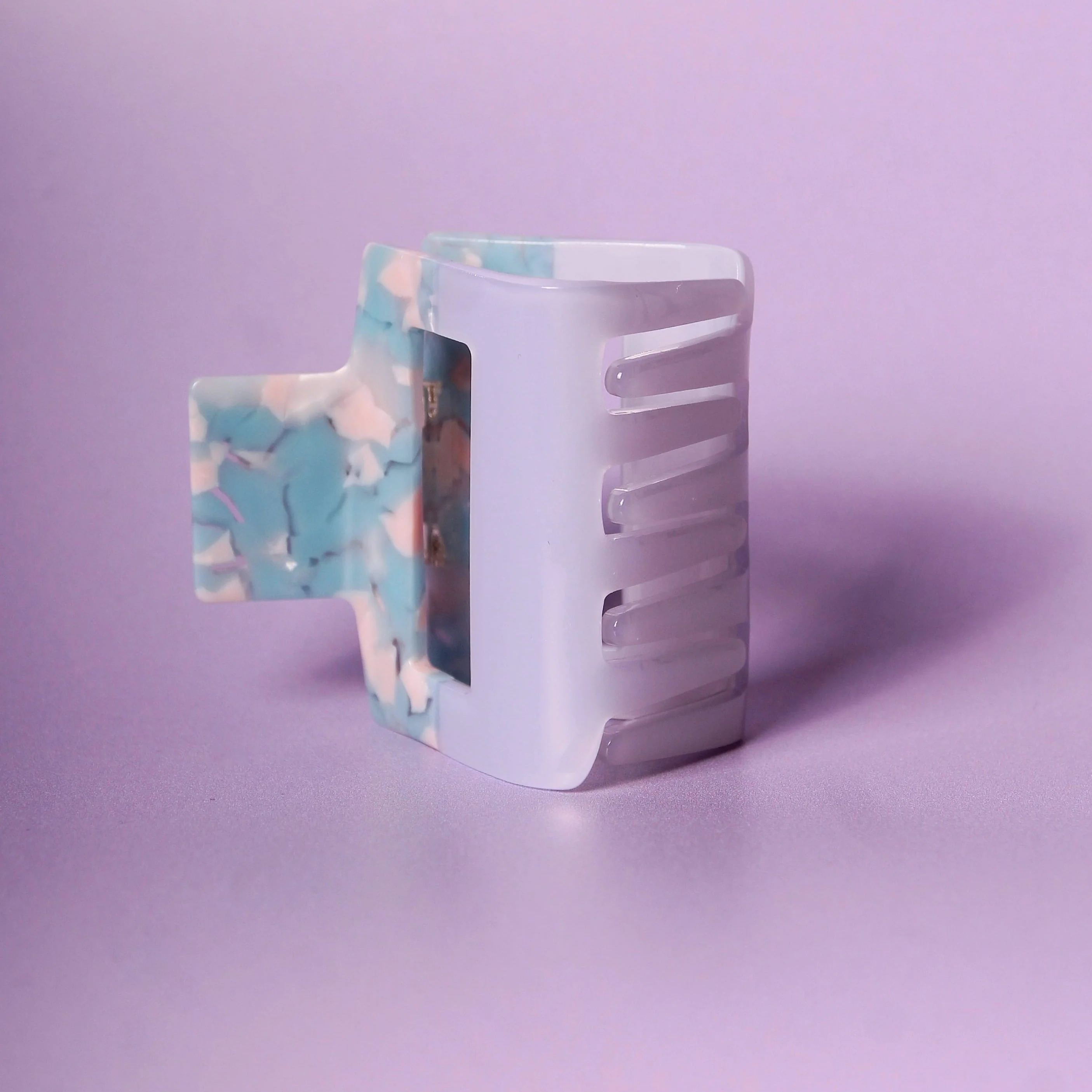 Only Curls Claw Clip (Square) - Blue - Image 2