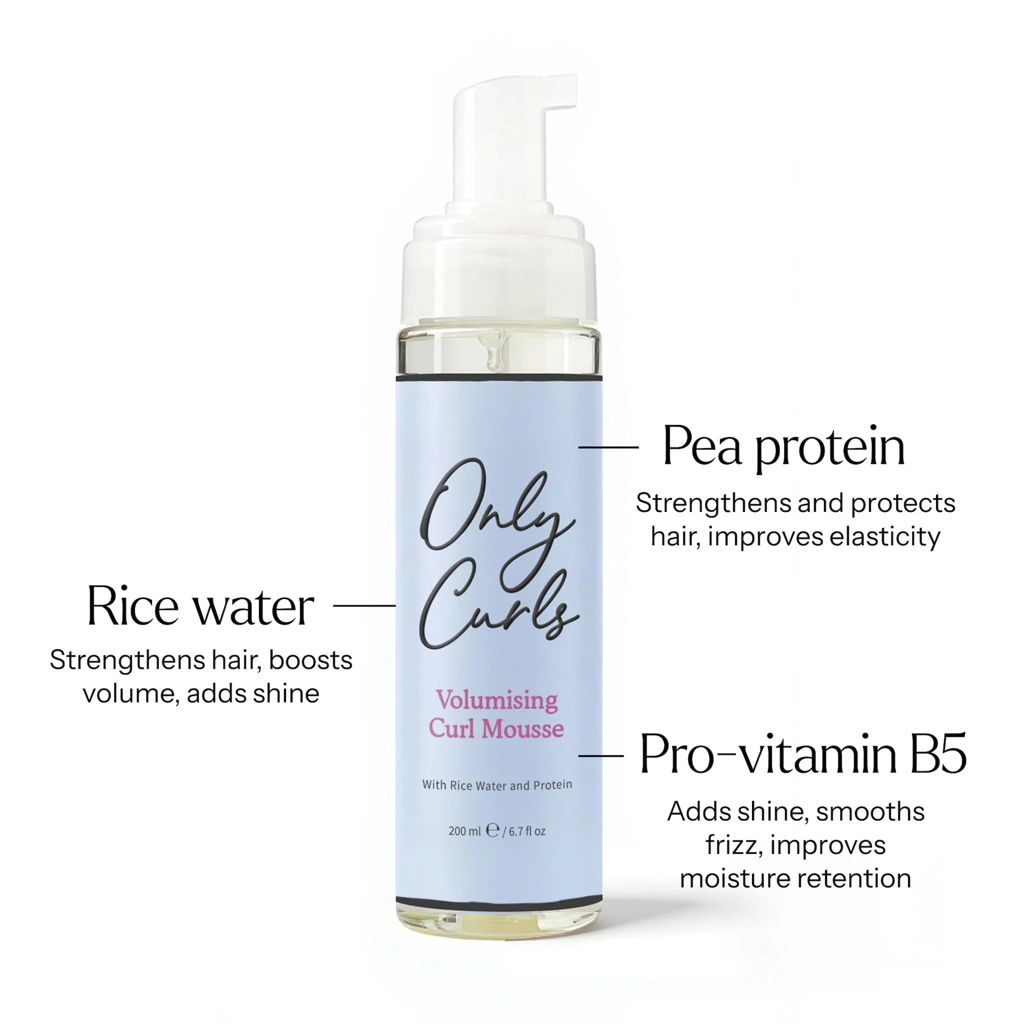 Only Curls Volumising Curl Mousse - Image 6