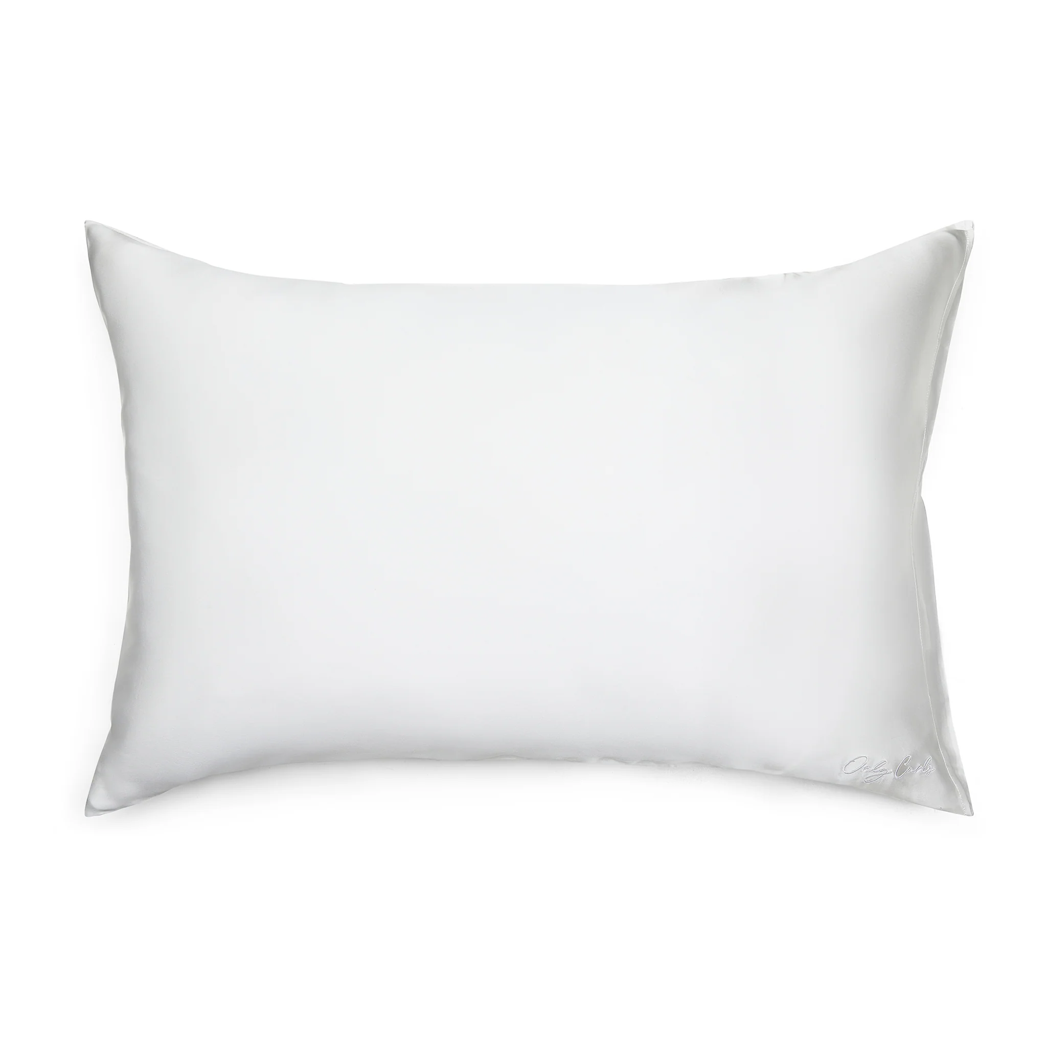 Only Curls Silk Pillowcase - White